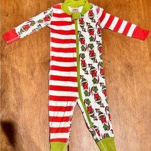 Hanna Andersson Red and Green Kids Pajamas